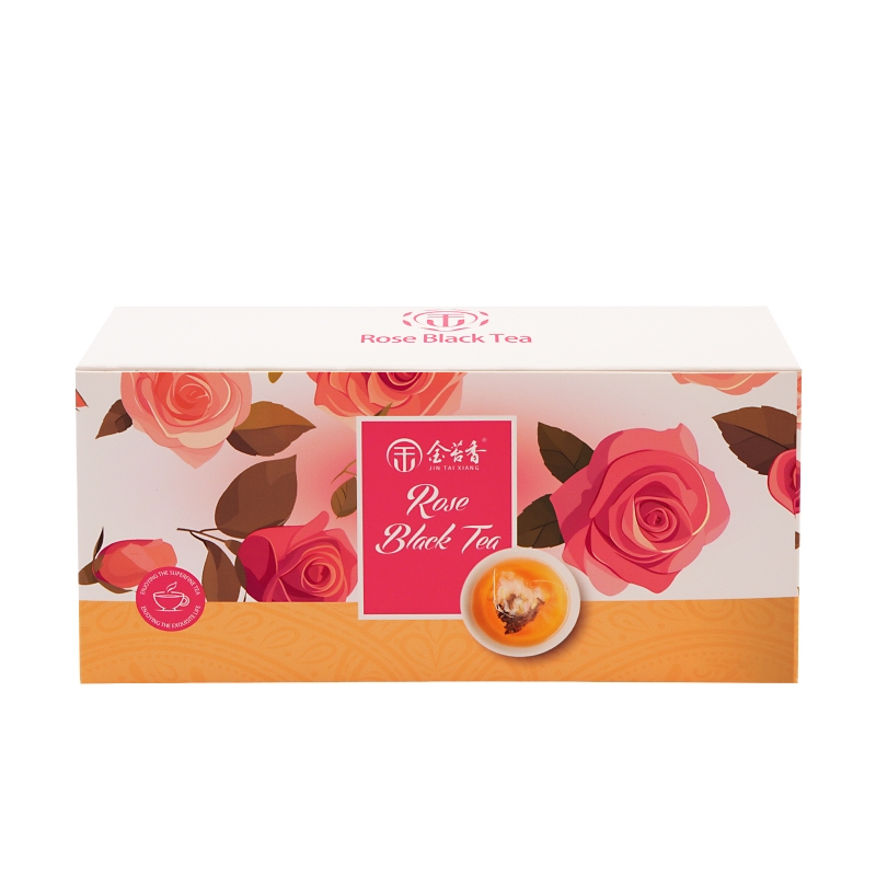 Rectangular box  Rose Black tea 玫瑰红茶   50g